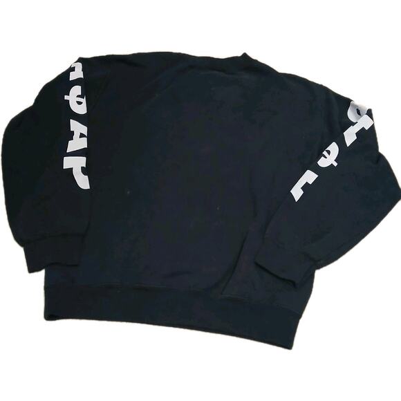 ASAP VSVP Worldwide Crewneck Sweatshirt Black Size S Leopard Graphic Pullover - Picture 10 of 10